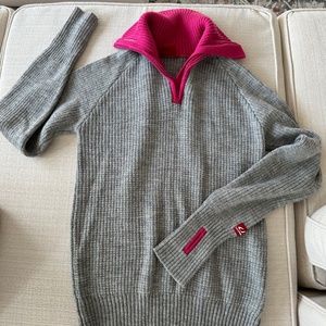 Ulvang 100% Wool Quarter Zip Sweater
